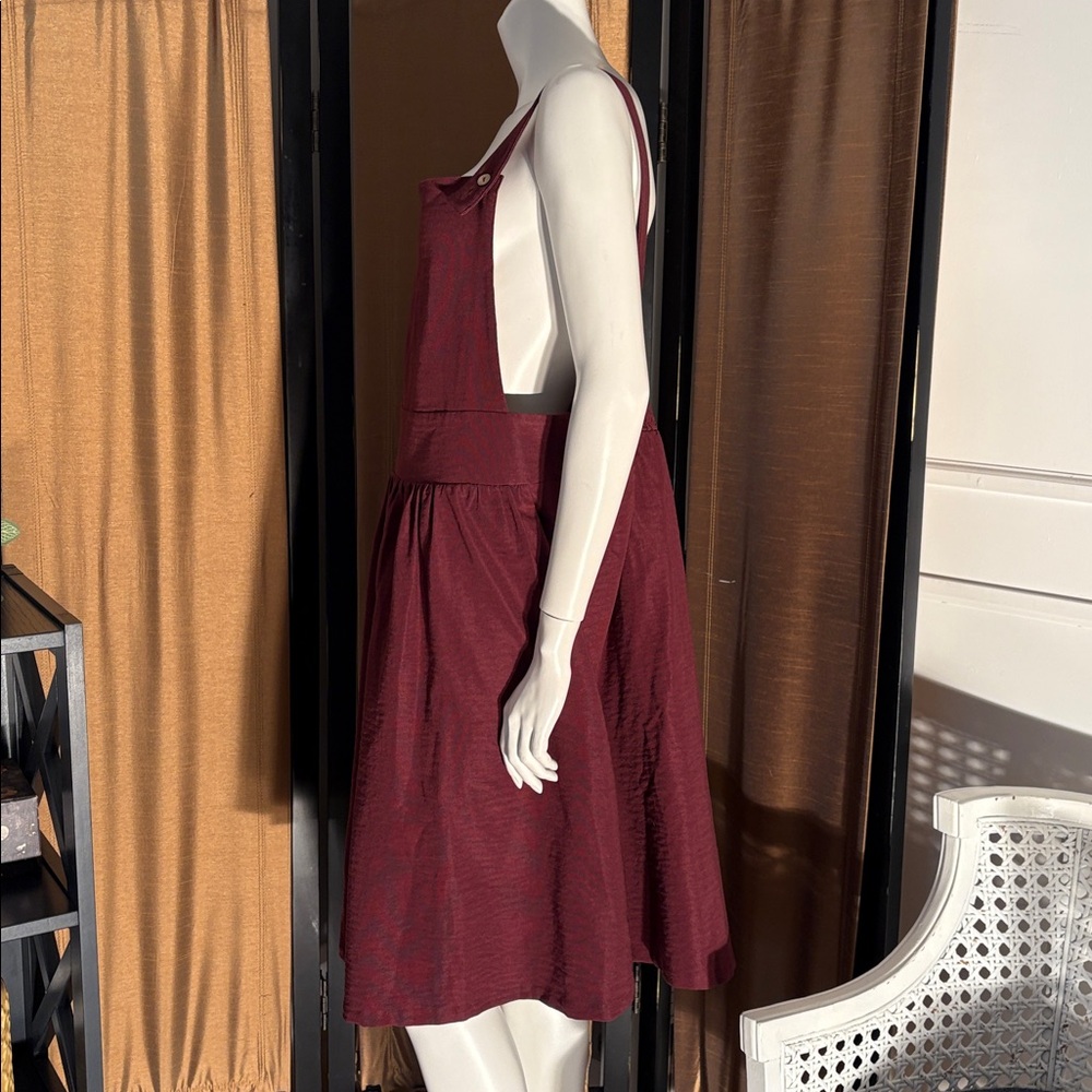 Polagram Burgundy Midi Dress - Picture 2 of 3